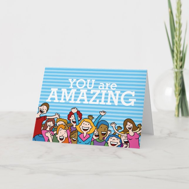 You are amazing teamwork Greeting Card (Front)