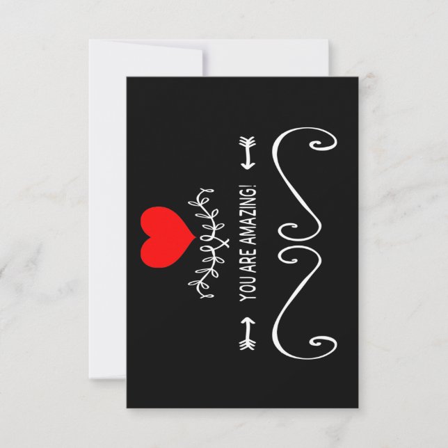 You Are Amazing!  Thank You Card (Front)