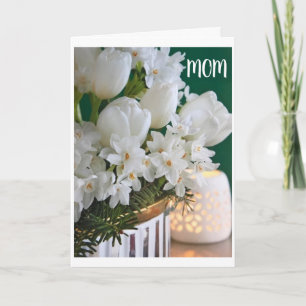 YOU ARE AN "ANGEL"  ****MOM**** AT CHRISTMAS HOLIDAY CARD