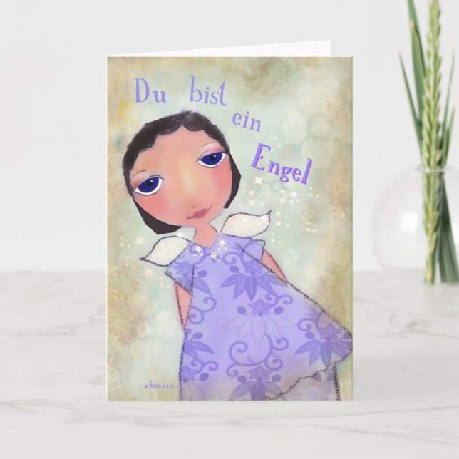 You are an angel (you are an angel) in german card (Front)