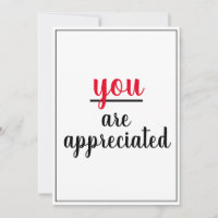 You Are Appreciated Kind Gesture Any Person