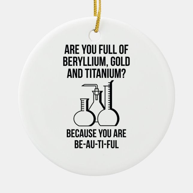 You Are Be-Au-Ti-Ful Ceramic Tree Decoration (Front)