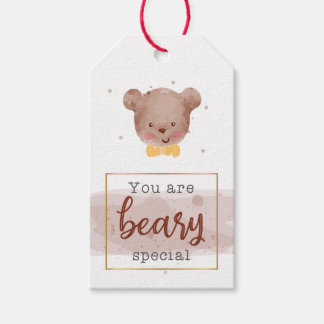 You Are Beary Special Watercolor Gift Tag