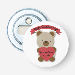 You are Beary Sweet Valentine's Day Bear Bottle Opener