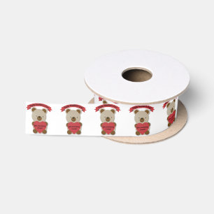 You are Beary Sweet Valentine's Day Bear Satin Ribbon