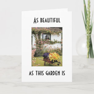 YOU ARE BEAUTIFUL AT "40" AND AT ANY AGE CARD