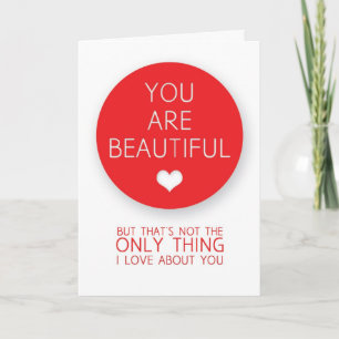 You Are Beautiful But That's Not The Only Thing I Holiday Card