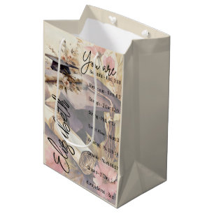 You are beautiful graduation personalized  medium gift bag