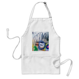 You Are Beautiful Graffiti Standard Apron