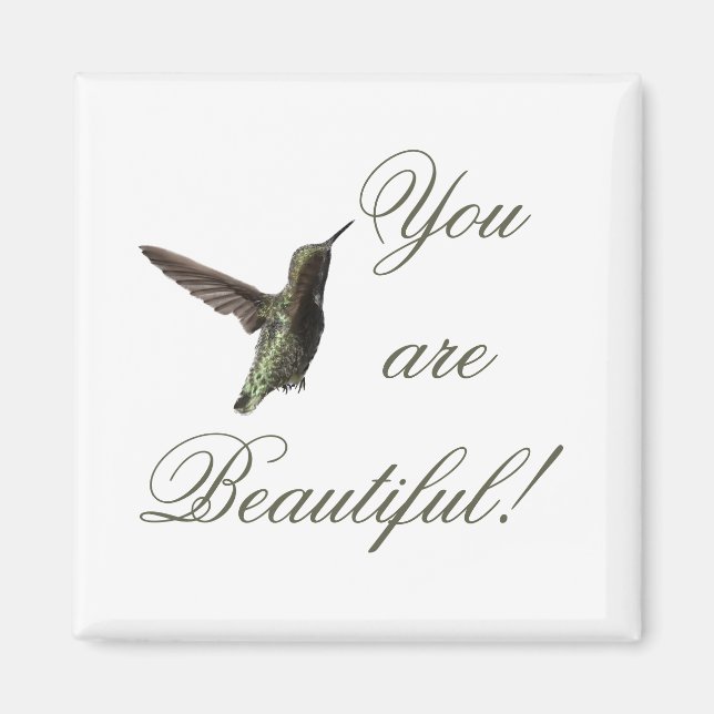 "You are Beautiful!" Magnet (Front)