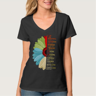 You Are Beautiful Victorious Enough Daisy Flower C T-Shirt