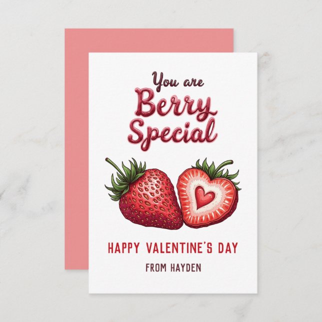 You are Berry Special Classroom  Card (Front/Back)