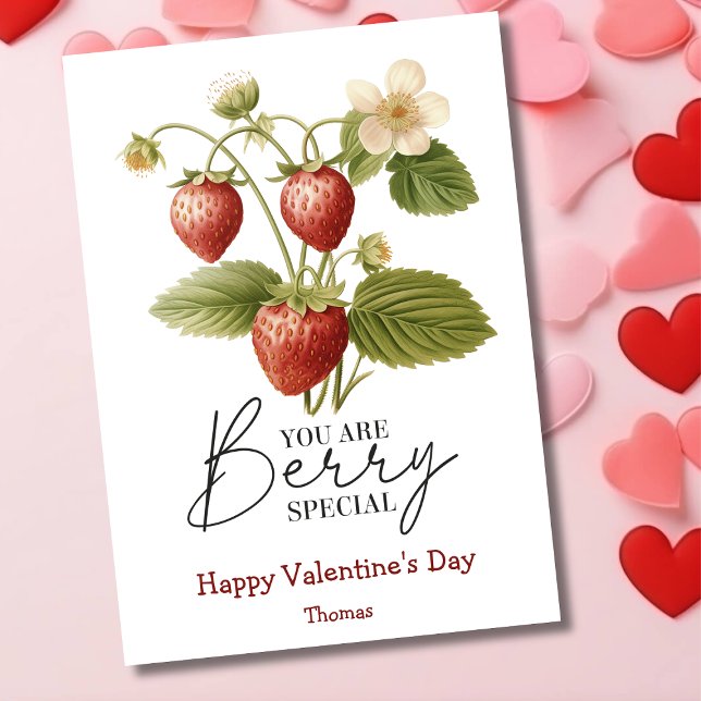 You are berry special funny Valentine's Day Holiday Card (Creator Uploaded)