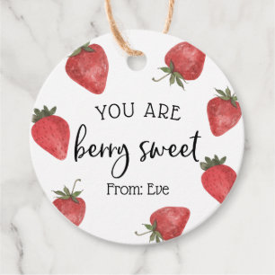 You are Berry Sweet Valentine Favour Tags
