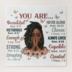 You Are Black Queen Melanin Women God Says Jigsaw Puzzle