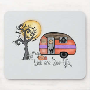 You Are Boo-tiful – Camper Van with Spooky Tree Mouse Mat