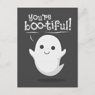 You are bootiful ghost postcard