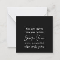 you are braver than you believe stronger than you