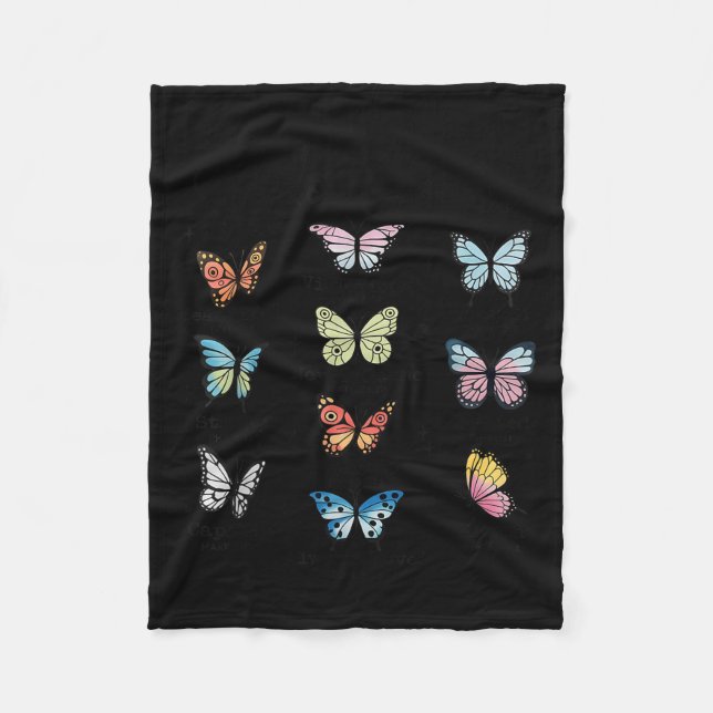 You Are Butterfly Beautiful Christian Religious Bi Fleece Blanket (Front)