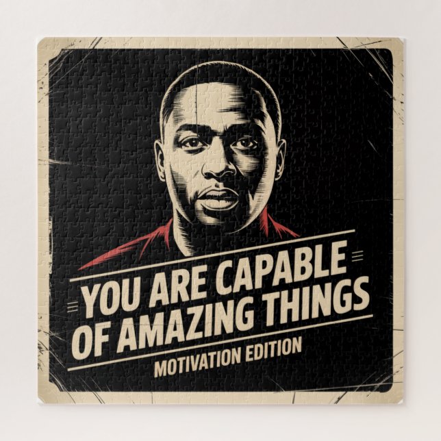 You Are Capable Of Amazing Things Jigsaw Puzzle (Vertical)