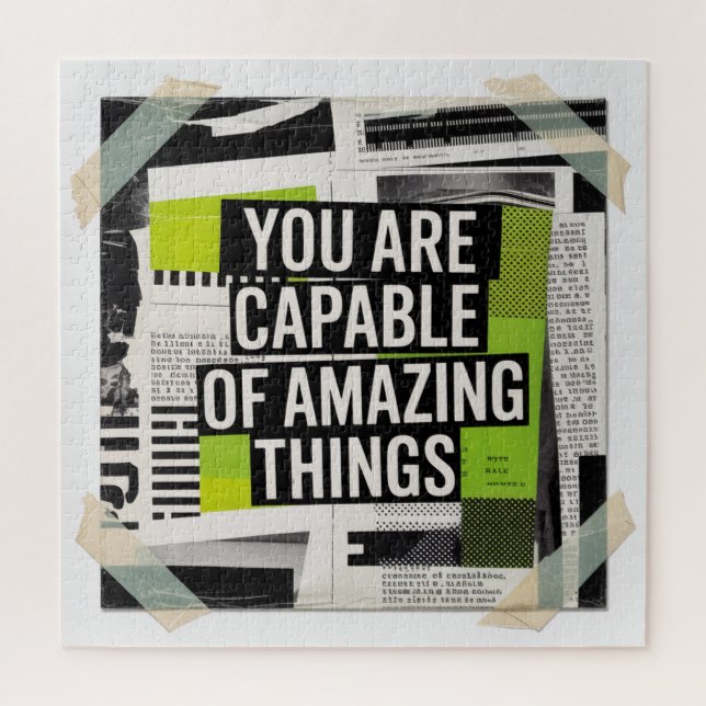 You Are Capable Of Amazing Things Jigsaw Puzzle (Vertical)