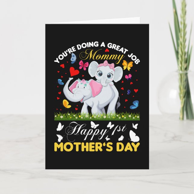 You Are Doing A Great Job Mummy Card (Front)