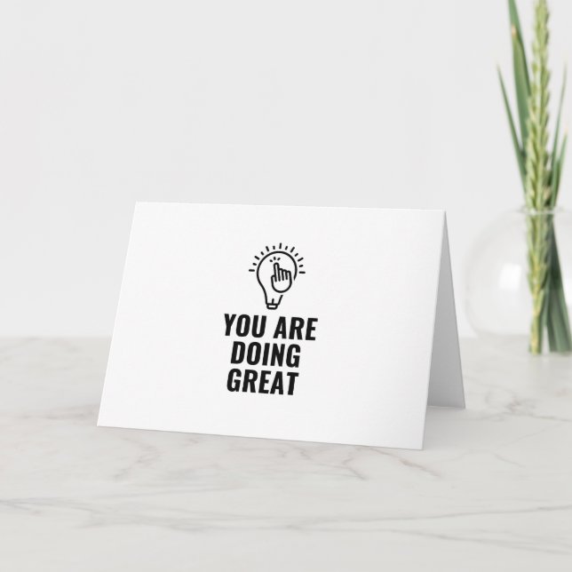 You are doing great card (Front)