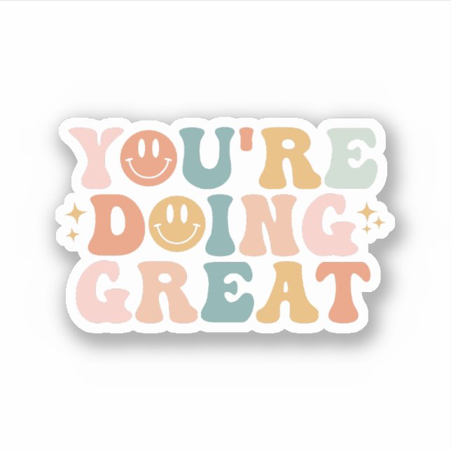 You Are Doing Great, Inspirational Motivational (Front)