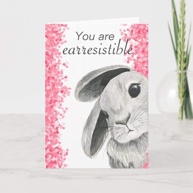 You are Earresistible Anniversary Easer Bunny Card (Front)