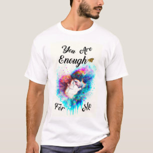 You Are Enough For Me Bestie Couple Love Valentine T-Shirt