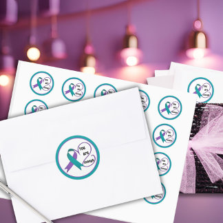 "You Are Enough" Healing Hope Minimalist Quote Classic Round Sticker