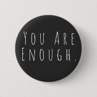 YOU ARE ENOUGH | Inspirational Word Art Graphic