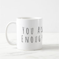 YOU ARE ENOUGH | Inspirational Word Art Graphic
