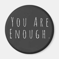 YOU ARE ENOUGH | Inspirational Word Art Graphic