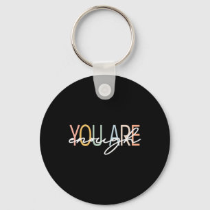 You Are Enough Mental Health Awareness Illness Anx Key Ring