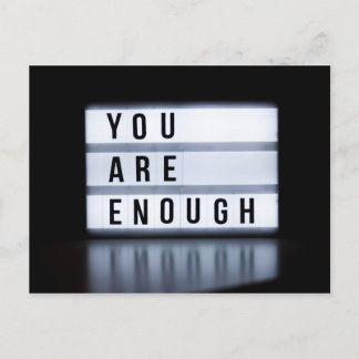 You Are Enough (Neon) Postcard