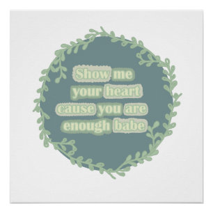 You are enough! poster