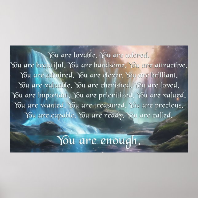You Are Enough - poster (Front)