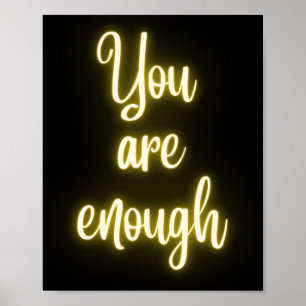 You are enough poster