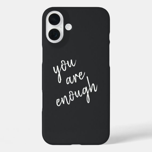 You Are Enough Quote Case-Mate iPhone Case (Back)