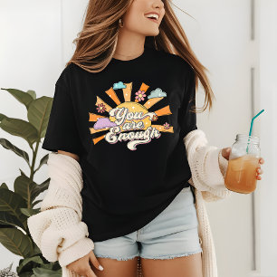 You Are Enough Retro Typography Mental Health T-Shirt