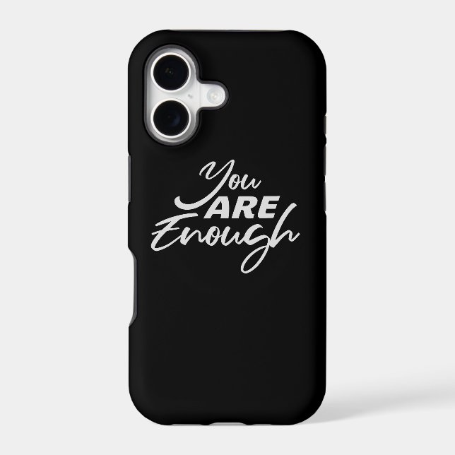 You Are Enough Self Love Motivational Quote Logo (Back)