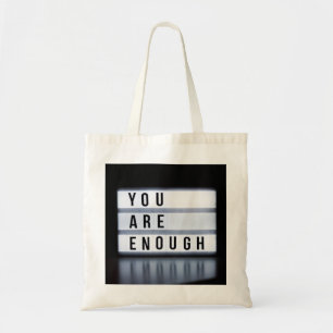 You are enough tote bag