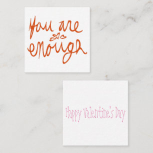 You Are Enough Valentine Card