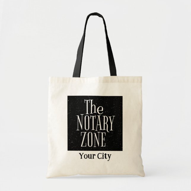 You Are Entering The Notary Zone Customised City Tote Bag (Front)