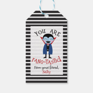 You Are FangTastic Kids' Halloween Favour Party Gift Tags