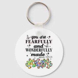 You Are Fearfully And Wonderfully Made Key Ring