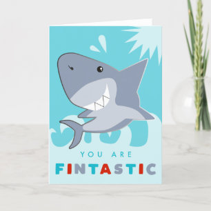 You Are Fintastic Shark Thank You Card