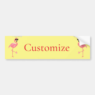 You Are Flamingo Hot Thunder_Cove Bumper Sticker