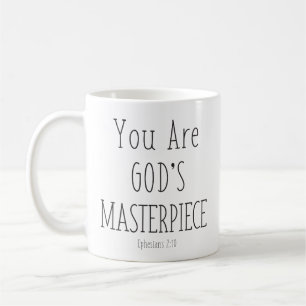 YOU ARE GOD'S MASTERPIECE COFFEE MUG